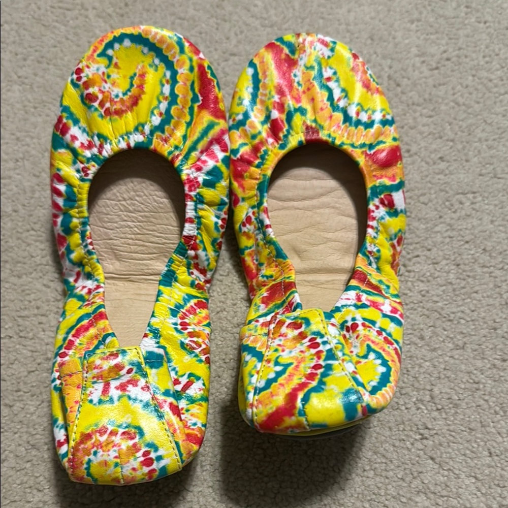 Colorful Tie-Dye Women's Flats